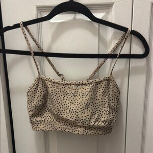 Abercrombie Polka Dot Spaghetti Strap Bralette